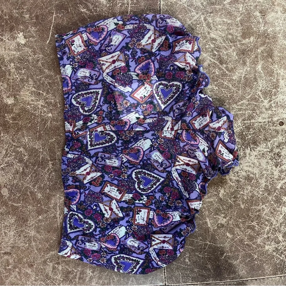 NEW‎ Intimately Free People Set Women Small Purple Only Hearts Top & Bottom $128